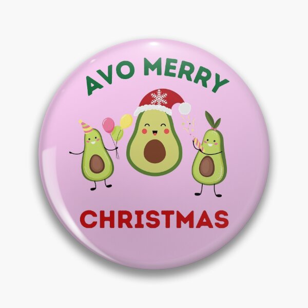 Item preview, Avo Merry Christmas Cute Avocado Christmas 2021 designed and sold by BhavyaBathla.