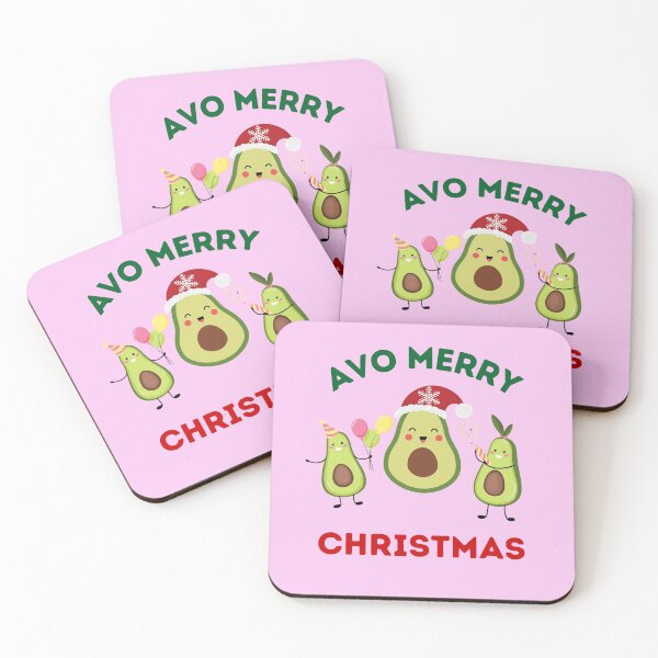 Item preview, Avo Merry Christmas Cute Avocado Christmas 2021 designed and sold by BhavyaBathla.