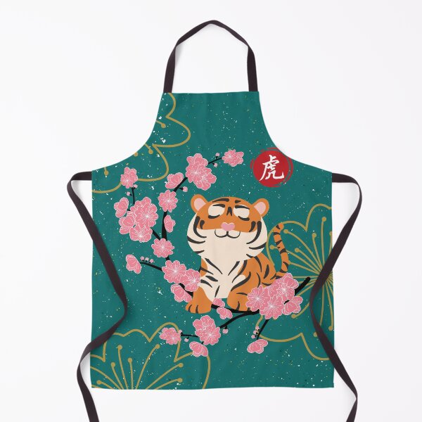 Item preview, Retro Chinese New Year of the Tiger 2022 and Plum Blossom designed and sold by Lulupainting.
