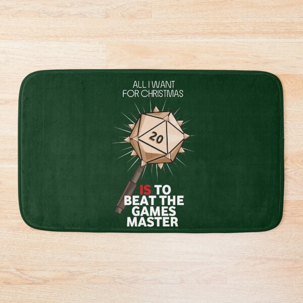 Item preview, All I Want For Christmas Is To Beat the Games Master - Board Games TRPG Design - Dungeon Board Game Art designed and sold by MeepleDesign.