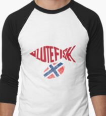 Lutefisk Norway Thumb Men's Baseball ¾ T-Shirt