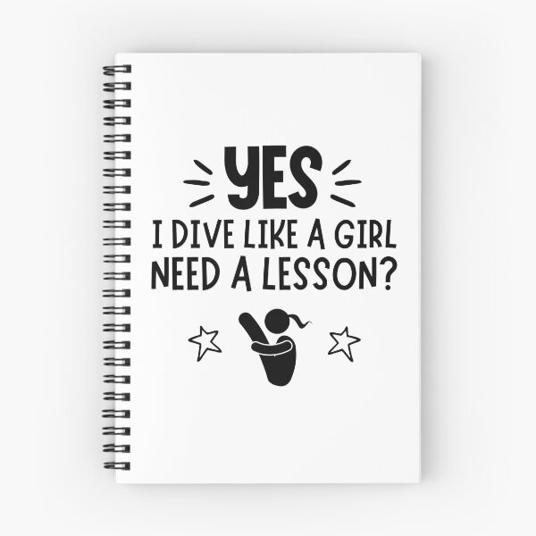 Item preview, Diving: Yes, I ski like a girl. Need a lesson? designed and sold by TheGreenGoat.