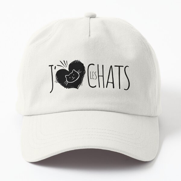 J'aime les chats Casquette Dad Hat