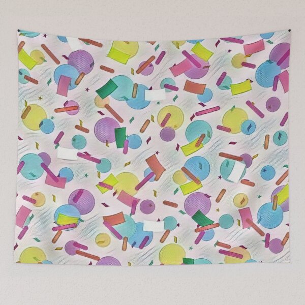 Item preview, 90s Retro Pastel Confetti Pattern  designed and sold by Designs By YL.