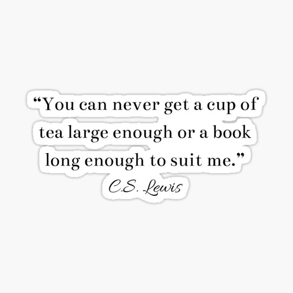 Item preview, CS Lewis Inspirational Book Quote designed and sold by HoeneShirts.