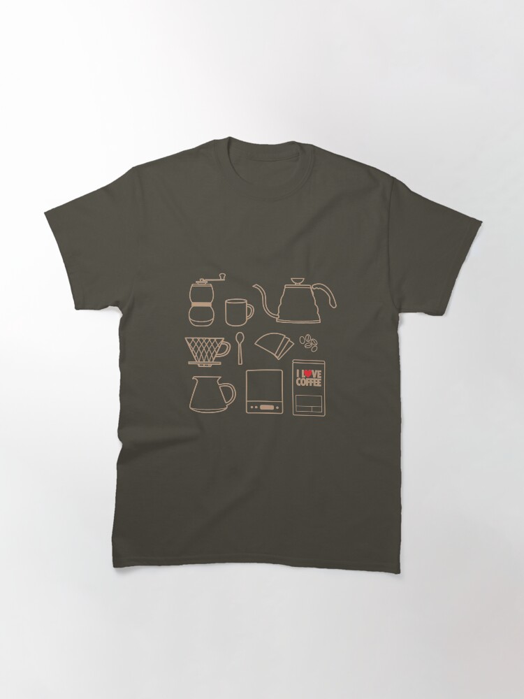 Alternate view of Pour Over Coffee Kit Classic T-Shirt