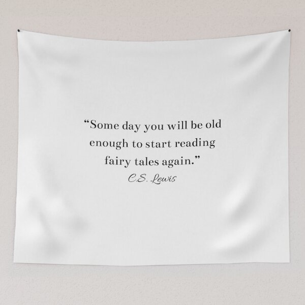 Artikelvorschau, CS Lewis Inspirational Book Quote entworfen und verkauft von HoeneShirts.
