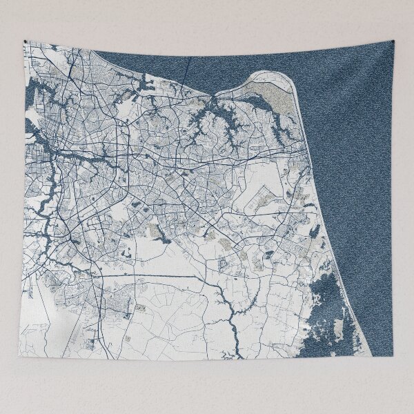 Item preview, Virginia Beach City Map of the USA - Coastal designed and sold by deMAP.