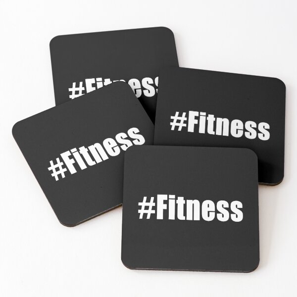 Item preview, #Fitness Hashtag Fitness Gym Motivational Workout Stuff designed and sold by Jason Gilbert.