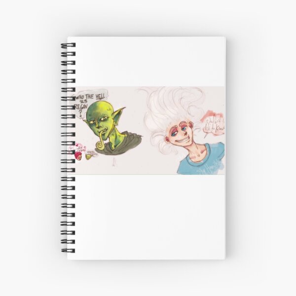 Who The Hell Is Regan? Spiral Notebook