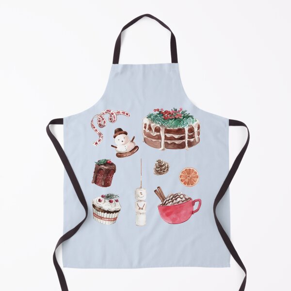 Item preview, Assorted Christmas Desserts - Christmas Cake, Hot Cocoa, Cupcakes, Marshmallow designed and sold by Alicia Chee.