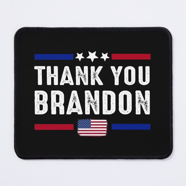 Item preview, Thank You Brandon Conservative Anti Liberal US Flag Xmas 2 designed and sold by shophia-art.