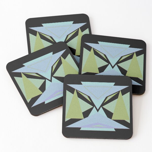 Item preview, GEOMETRIC TRIANGLES ABSTRACT AND MODERN TRIBAL STYLE PASTEL COLORS ROOTS SHAPES designed and sold by Ralek.