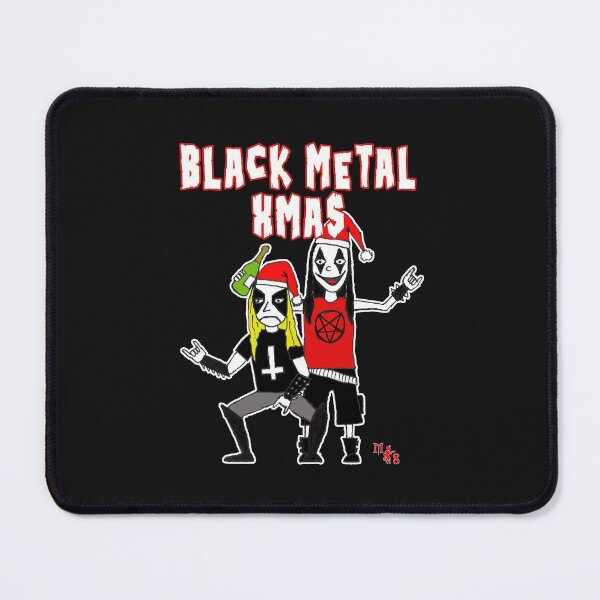 Item preview, Black metal xmas designed and sold by MetalSatyrShop.