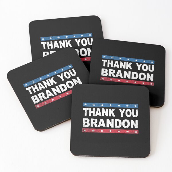 Item preview, Thank You Brandon Conservative Anti Liberal US Flag Xmas 4 designed and sold by shophia-art.