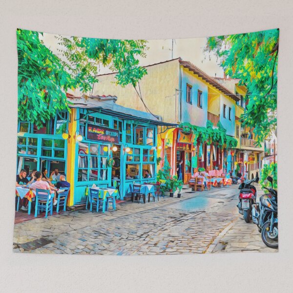 Item preview, Calles de Tesalónica designed and sold by Sofia-Draws.