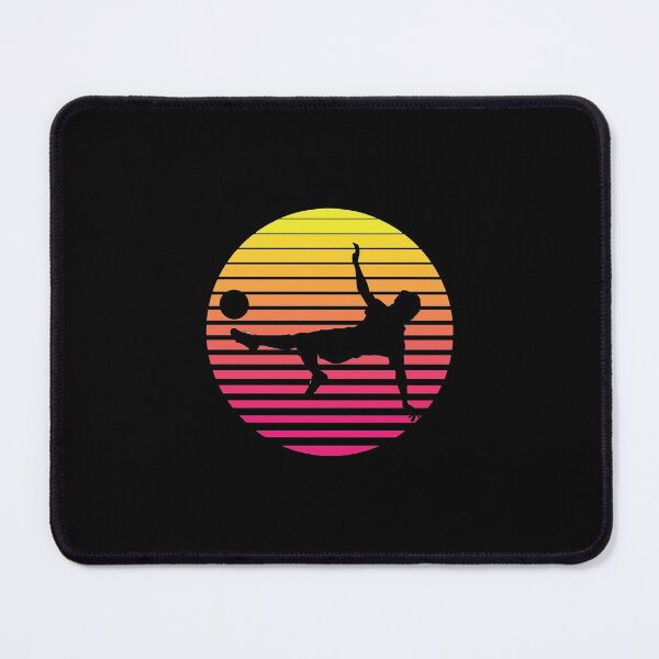 Item preview, Vintage soccer player retro sunset shirt designed and sold by StairheadStore.