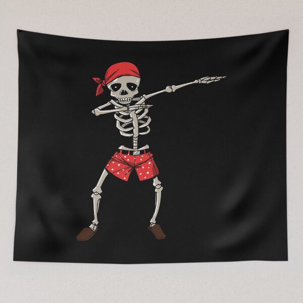 Item preview, Halloween Pirate Dabbing Skeleton Gift Dab design designed and sold by theodoros20.