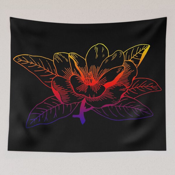 Item preview, Rainbow Flower Lily Flower Tribal Flower Illustration designed and sold by jmc-aas.