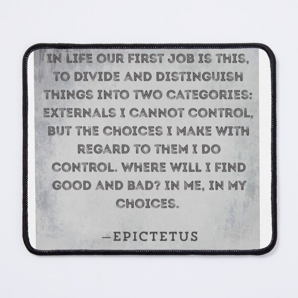 Item preview, Epictetus Quote designed and sold by DankDreamz.