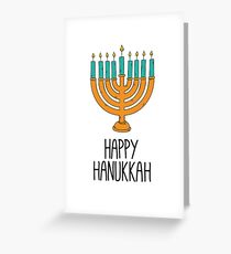 Happy Hanukkah Greeting Card