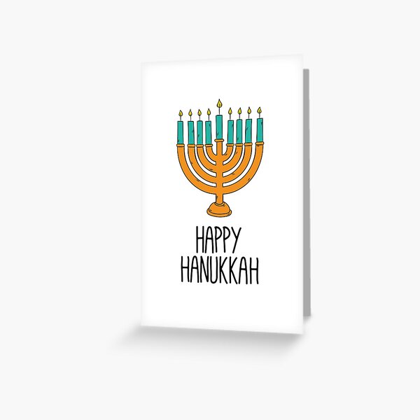 Happy Hanukkah Greeting Card
