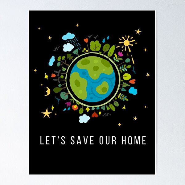 Item preview, let's save our home earth designed and sold by saytinh.