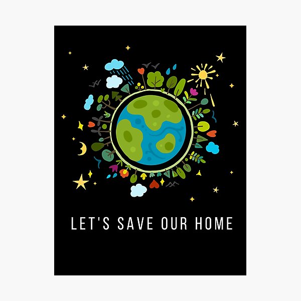 Item preview, let's save our home earth designed and sold by saytinh.