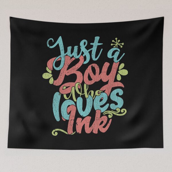Item preview, Just A Boy Who Loves Ink Gift product designed and sold by theodoros20.
