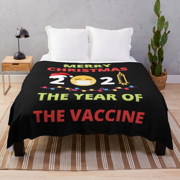 Item preview, Merry Christmas 2021 The Year Of The Vaccine designed and sold by BhavyaBathla.