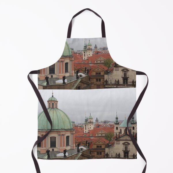 Item preview, Prague houses and churches near Vlatva river designed and sold by AlessiaCar.