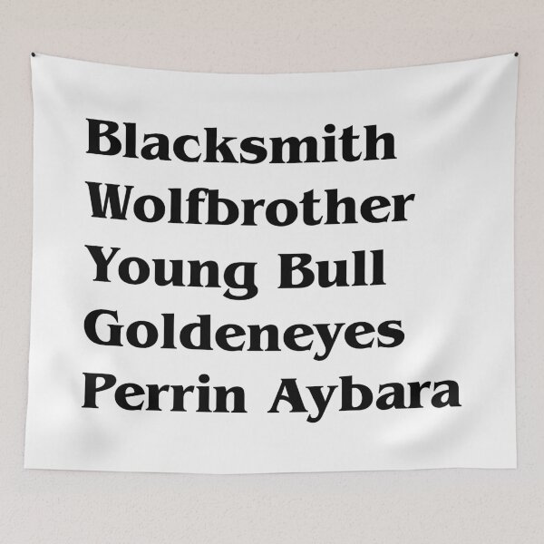 Item preview, Perrin's Titles designed and sold by ContinentalZero.