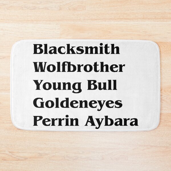 Item preview, Perrin's Titles designed and sold by ContinentalZero.