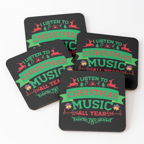 Item preview, I Listen To Christmas Music All Year, Matching Family Couples, Gift Ideas, Funny Party Xmas 2021																 designed and sold by plussorn.