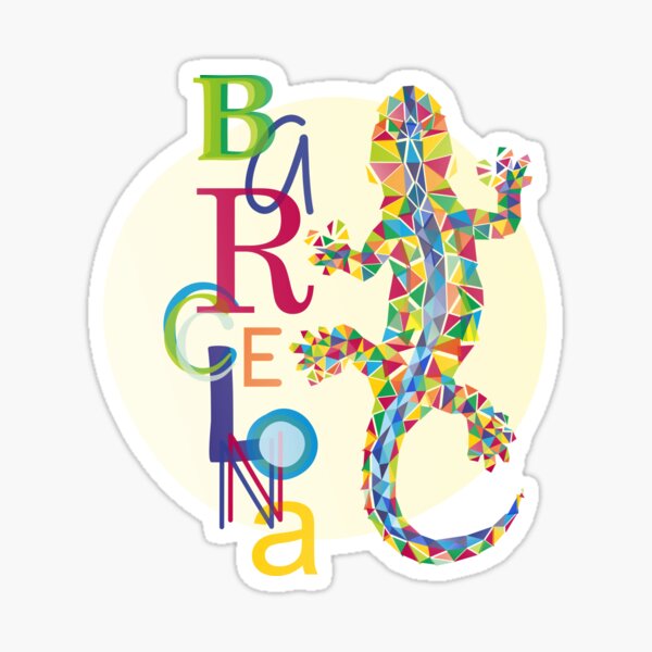 Item preview, Vivid Barcelona City Lizard designed and sold by XOOXOO.