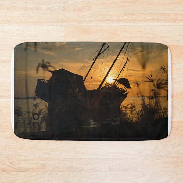 Item preview, Sunrise Shipwreck designed and sold by WanderinWeirdly.
