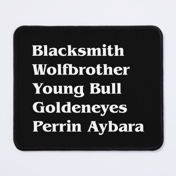 Item preview, Perrin's Titles designed and sold by ContinentalZero.