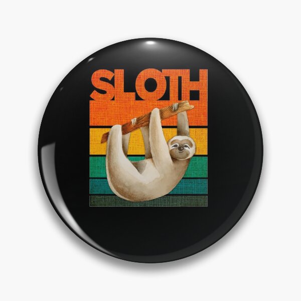 Item preview, Retro Vintage Sloth designed and sold by BLake77777.