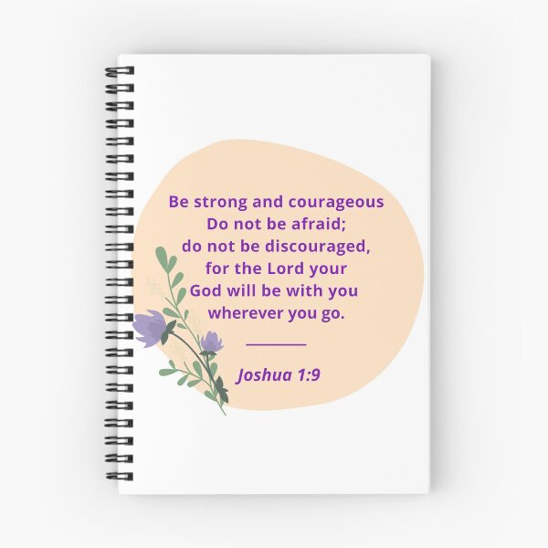 Item preview, Bible Verse - Joshua 1:9 designed and sold by myredlemon.
