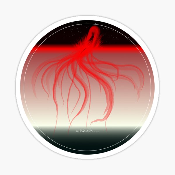 Octopus in the deep Sticker