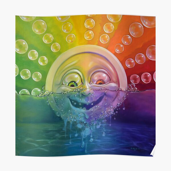 Sometimes I Dissolve Into Colours Poster