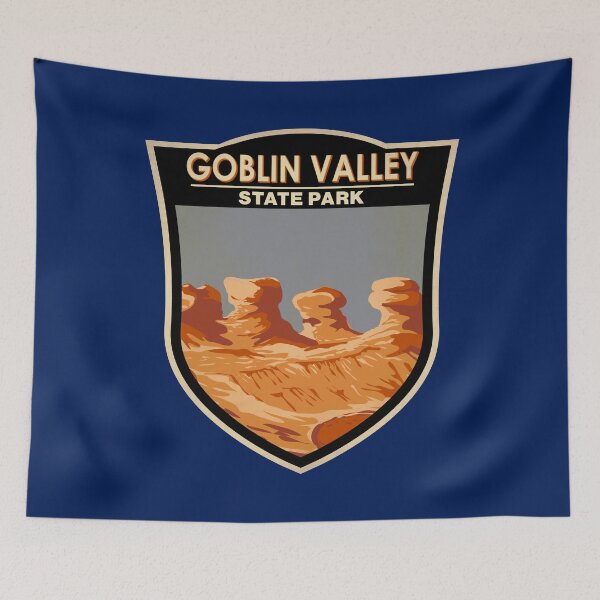 Item preview, Goblin Valley State Park Utah Badge designed and sold by KrisSidDesigns.
