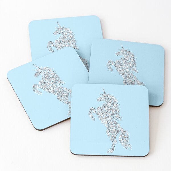 Item preview, Snowflake Unicorn Cute Winter Magic Design designed and sold by TrulyEpoque.