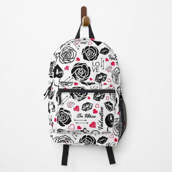 Item preview, Kitsch Valentine | black, white and red| love pattern designed and sold by RenattaZare.