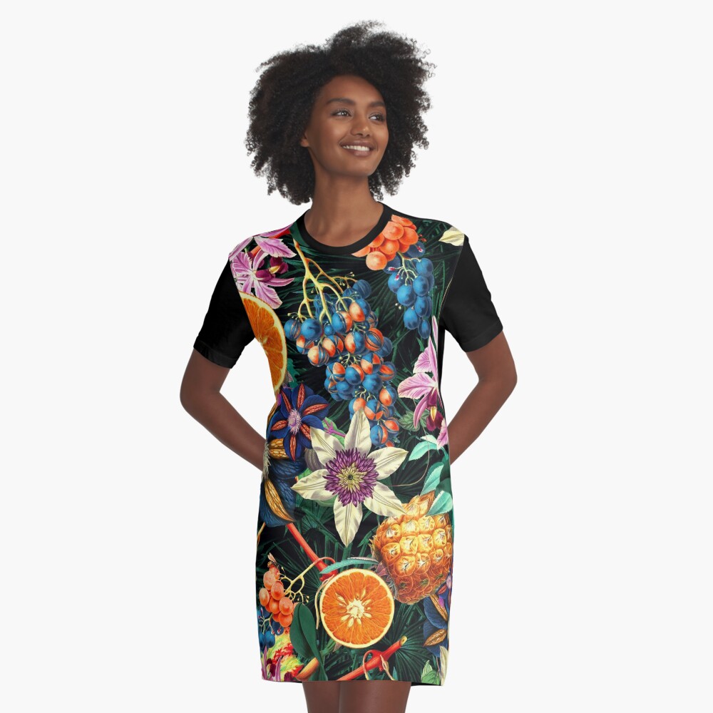 Item preview, Graphic T-Shirt Dress designed and sold by burcukyurek.