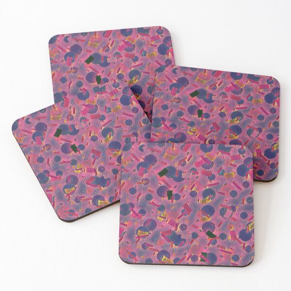 Item preview, Pink 90s Retro Confetti Pattern  designed and sold by Designs By YL.