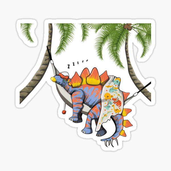 Item preview, Dinosaur Stegosaurus Sleeping Cute designed and sold by Wyattdesign.