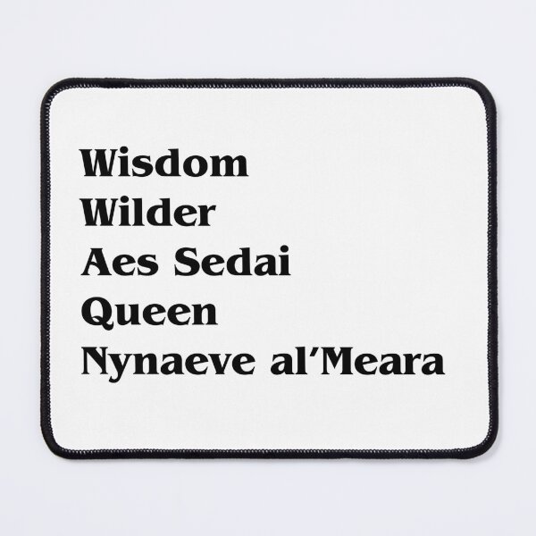 Item preview, Nynaeve al'Meara designed and sold by ContinentalZero.