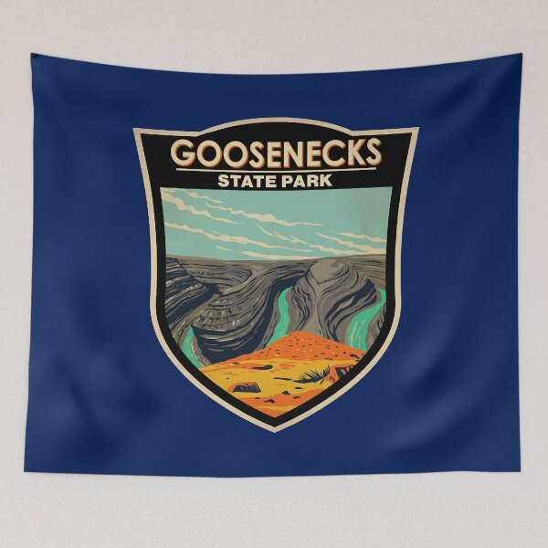 Item preview, Goosenecks State Park Utah Badge designed and sold by KrisSidDesigns.