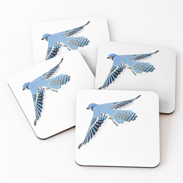 Item preview, Blue Jay in flight designed and sold by liberatoryart.